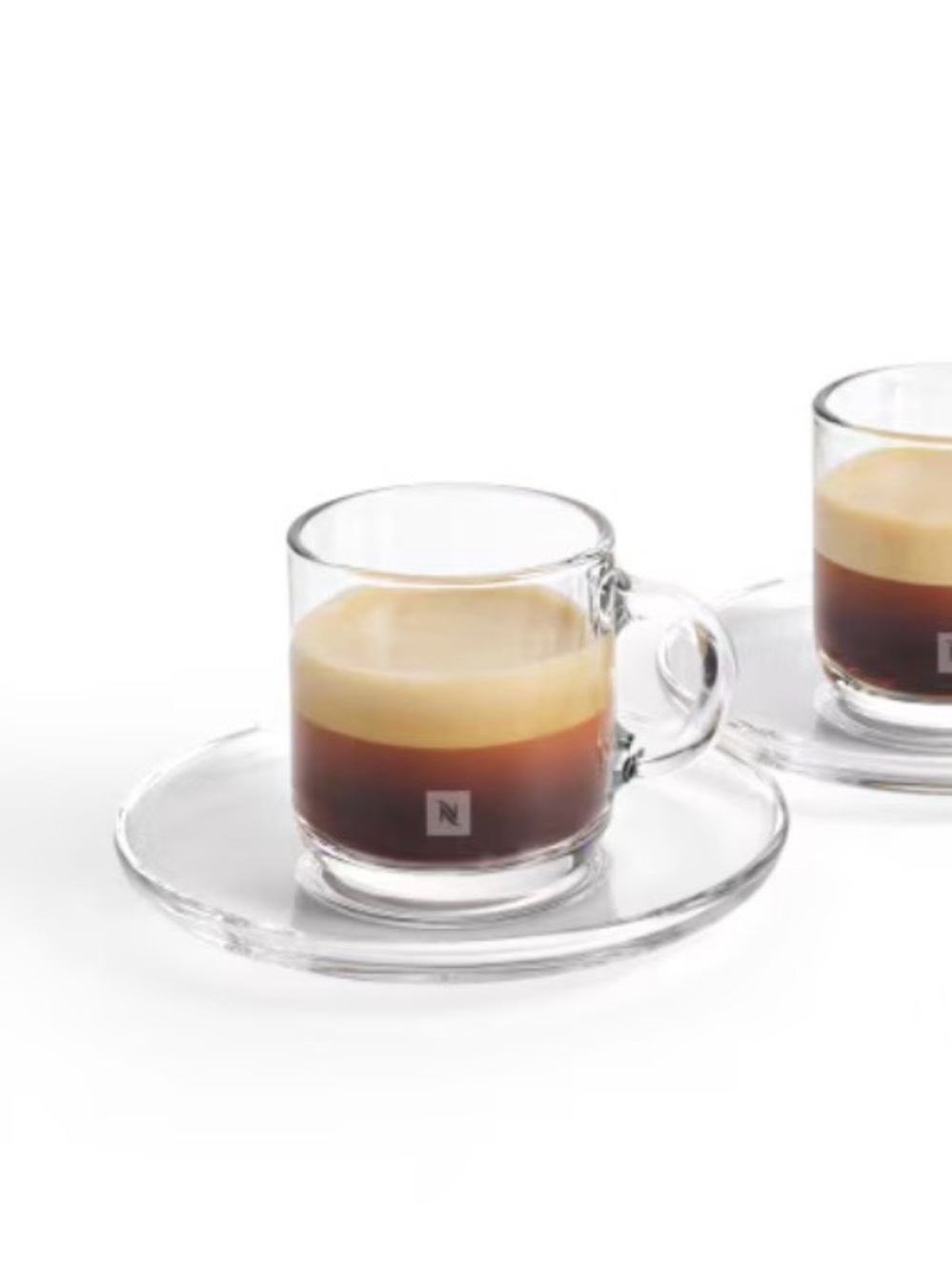 Set of 4 Nespresso Vertuo Espresso Coffee Mugs with saucers
Tempered glass - Picture 3 of 11